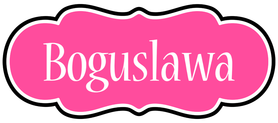 Boguslawa invitation logo