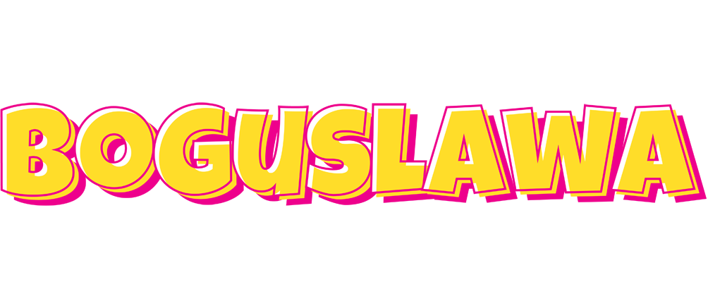 Boguslawa kaboom logo