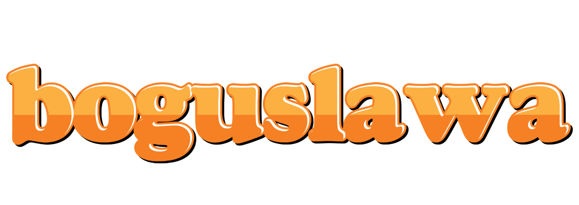 Boguslawa orange logo