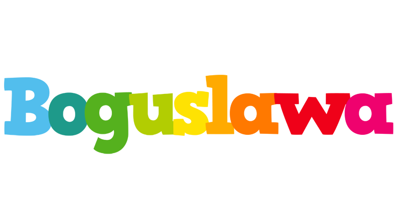 Boguslawa rainbows logo