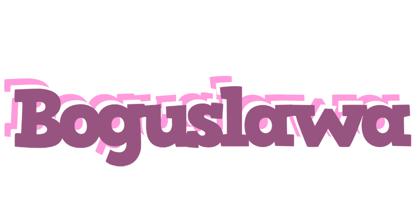 Boguslawa relaxing logo