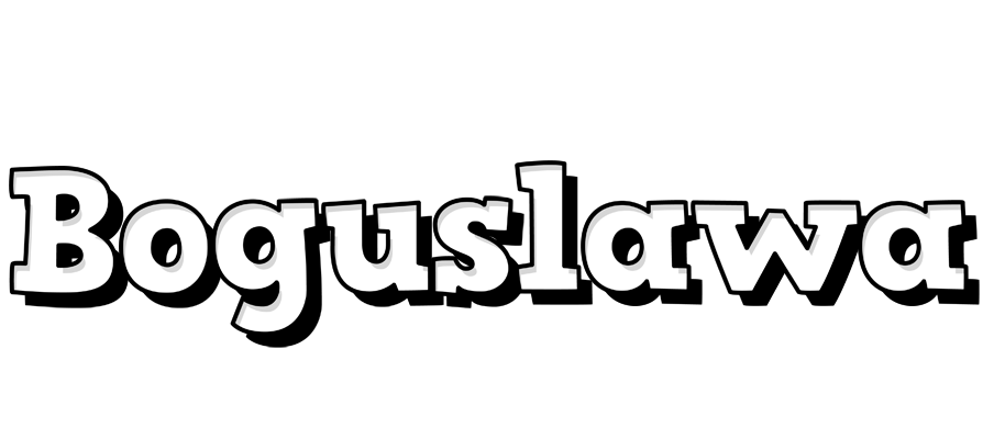 Boguslawa snowing logo
