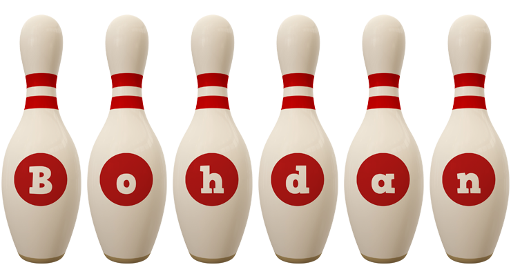Bohdan bowling-pin logo