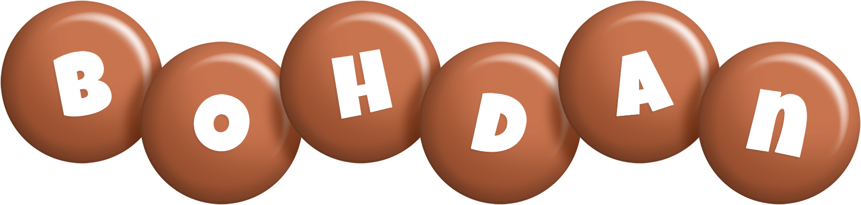 Bohdan candy-brown logo