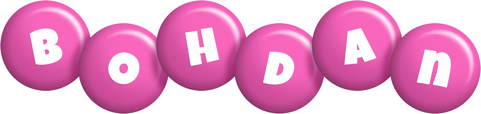 Bohdan candy-pink logo