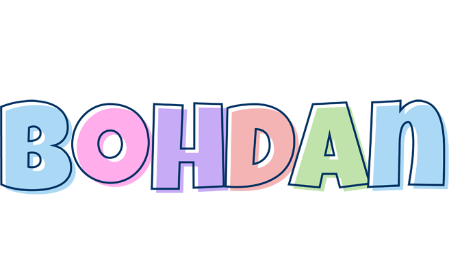 Bohdan pastel logo