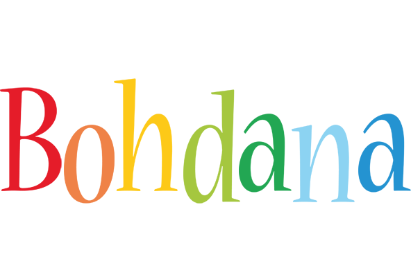 Bohdana birthday logo