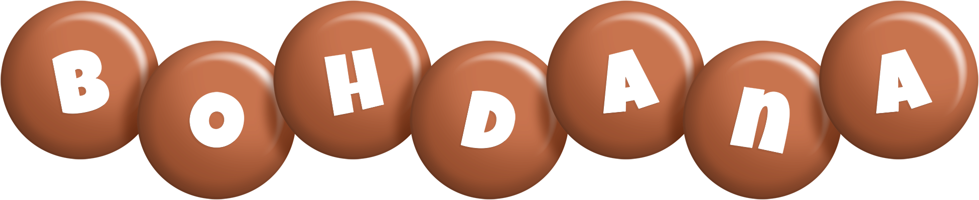 Bohdana candy-brown logo
