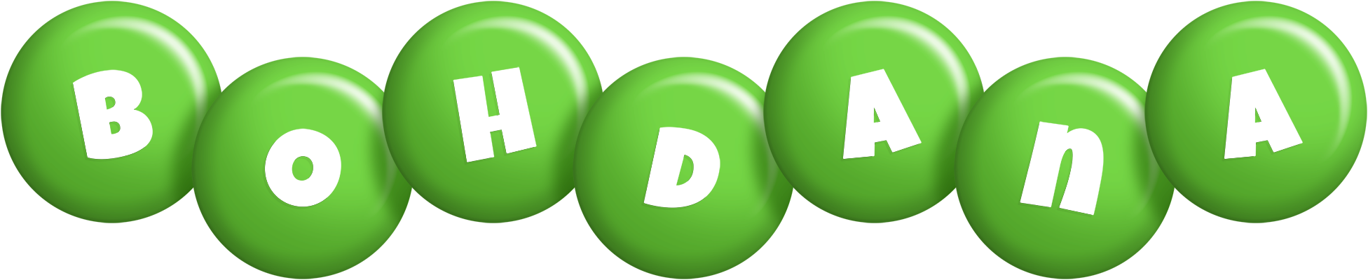 Bohdana candy-green logo