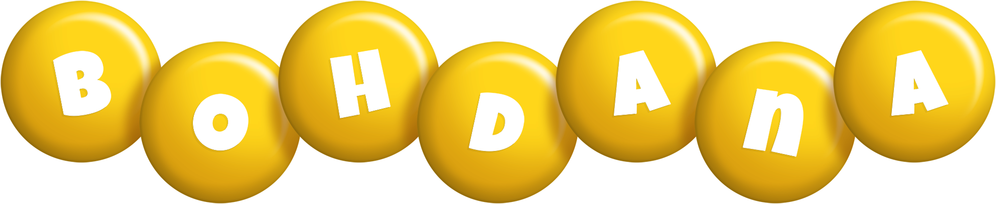 Bohdana candy-yellow logo