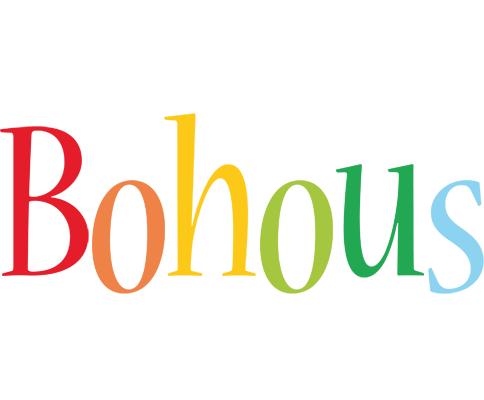 Bohous birthday logo