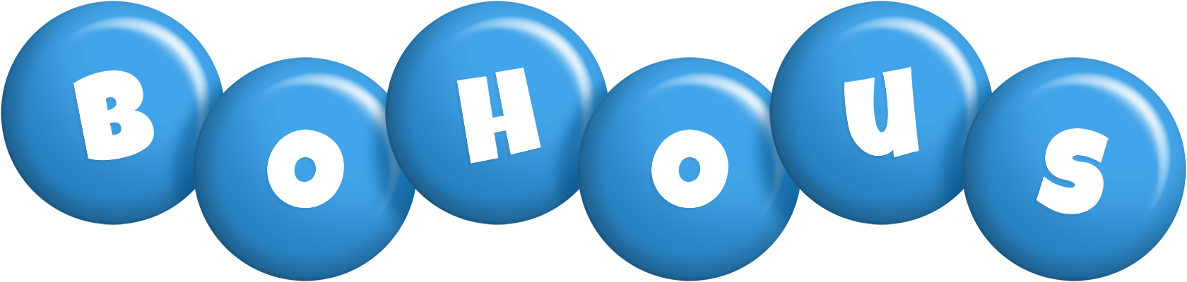 Bohous candy-blue logo