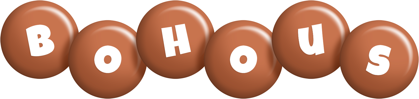 Bohous candy-brown logo