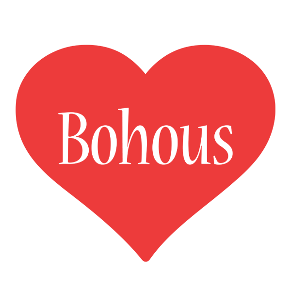 Bohous love logo