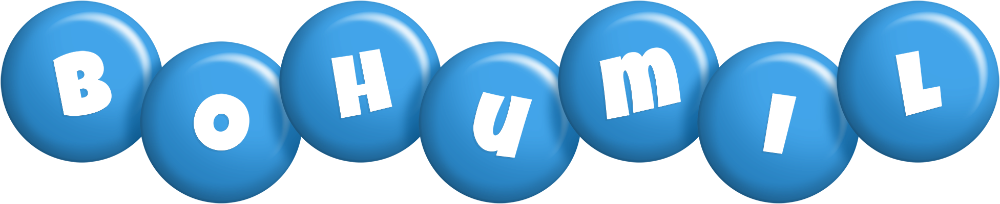 Bohumil candy-blue logo