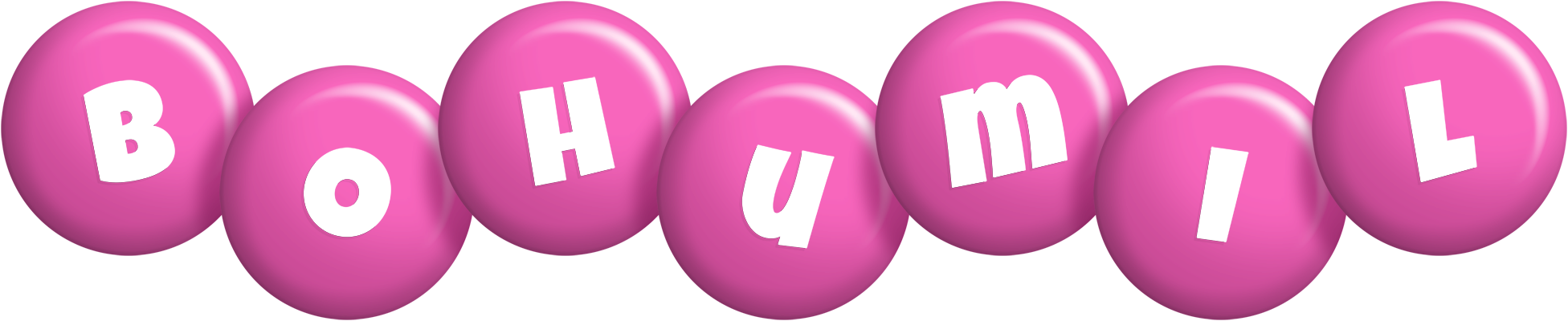 Bohumil candy-pink logo