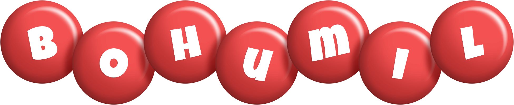 Bohumil candy-red logo