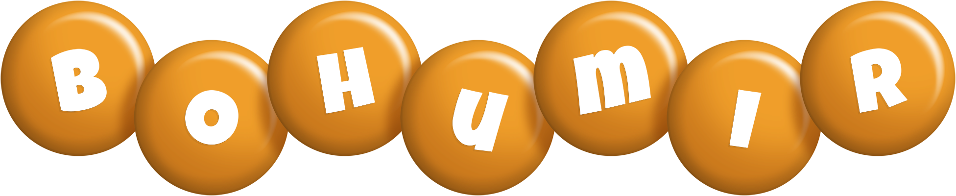 Bohumir candy-orange logo