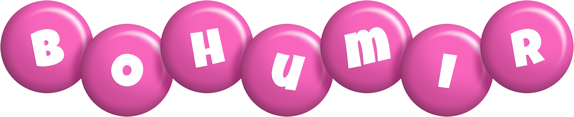 Bohumir candy-pink logo