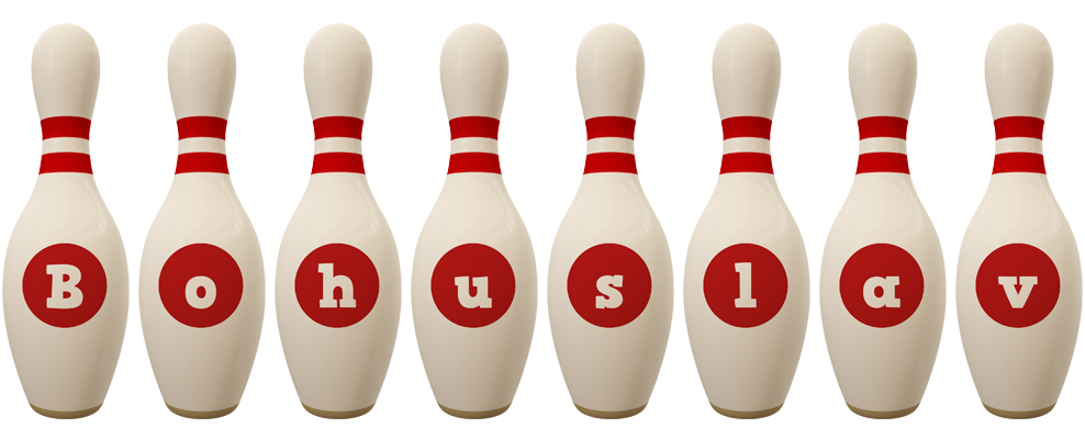 Bohuslav bowling-pin logo