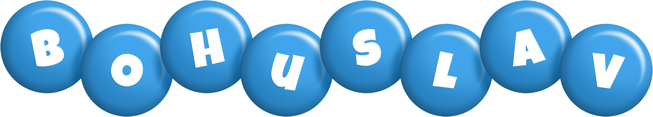 Bohuslav candy-blue logo