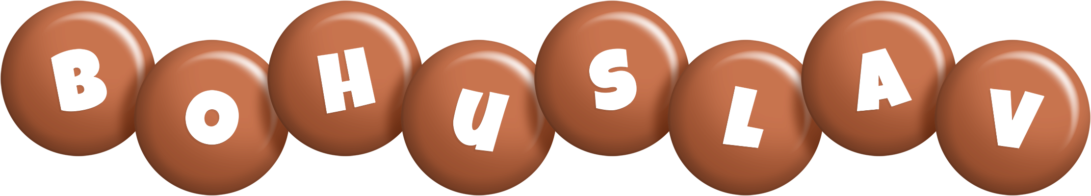 Bohuslav candy-brown logo