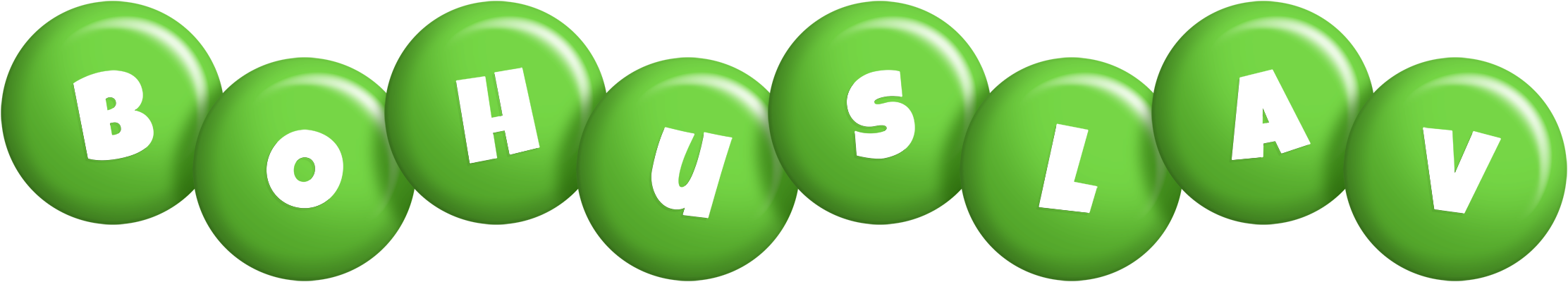 Bohuslav candy-green logo