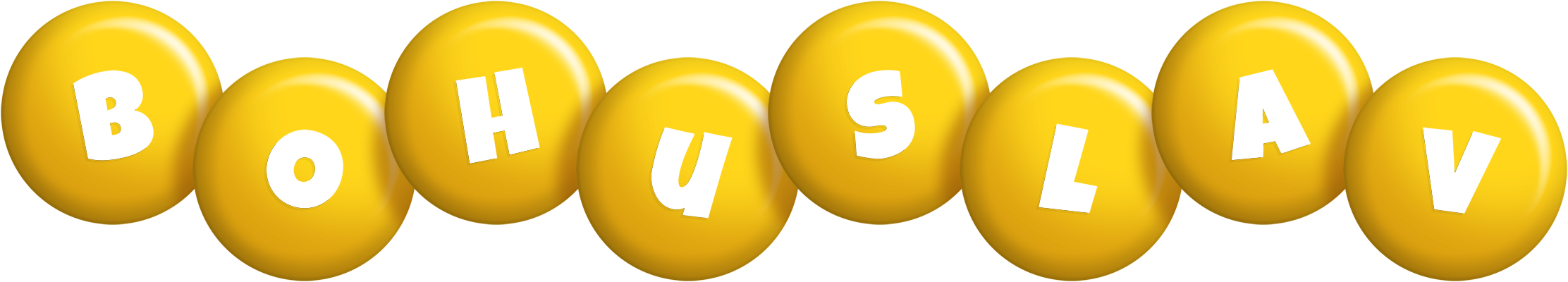 Bohuslav candy-yellow logo