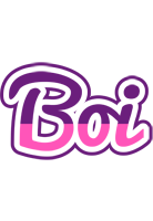 Boi cheerful logo