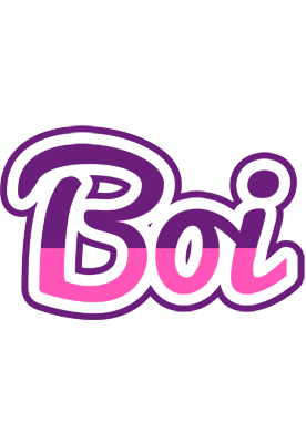 Boi cheerful logo