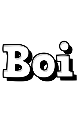 Boi snowing logo