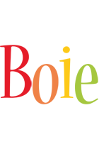 Boie birthday logo