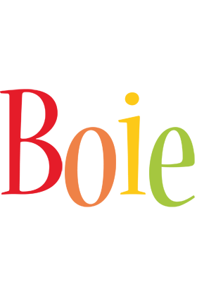 Boie birthday logo