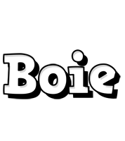 Boie snowing logo