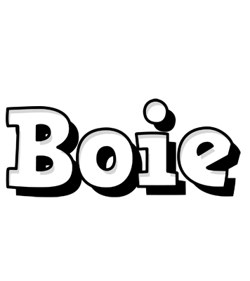 Boie snowing logo
