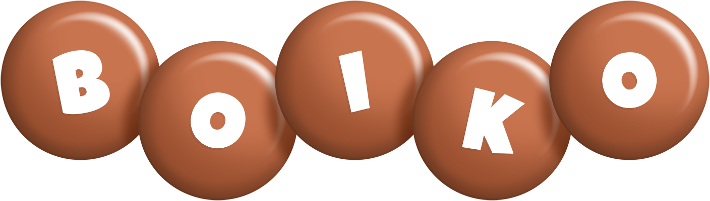 Boiko candy-brown logo
