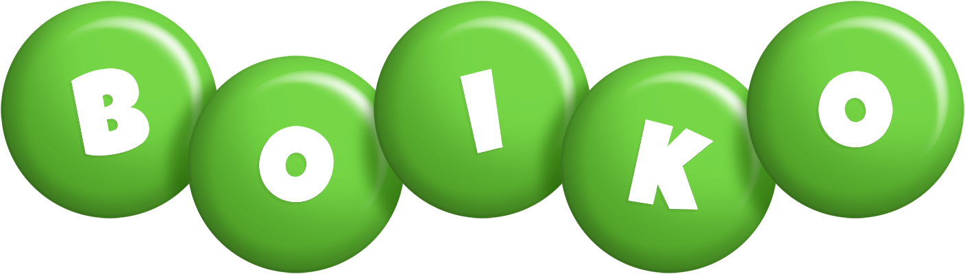 Boiko candy-green logo