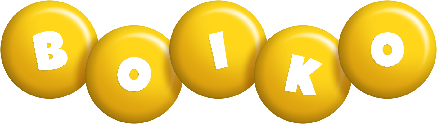 Boiko candy-yellow logo