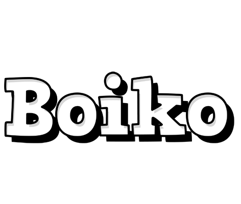 Boiko snowing logo