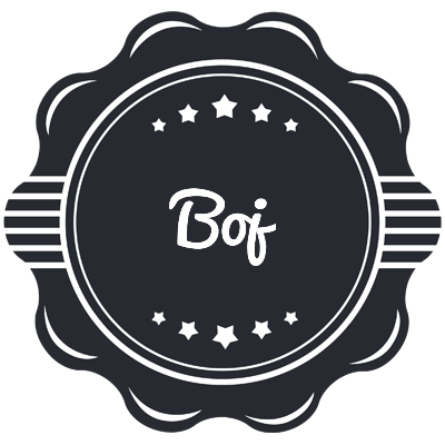 Boj badge logo