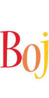 Boj birthday logo