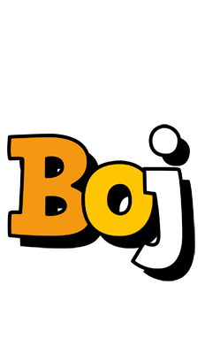 Boj cartoon logo