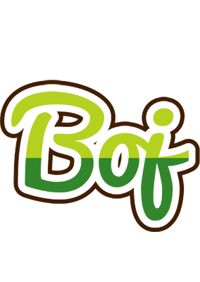 Boj golfing logo