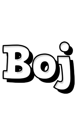 Boj snowing logo