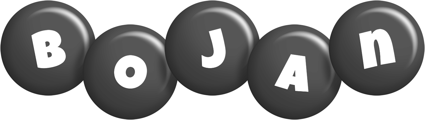 Bojan candy-black logo
