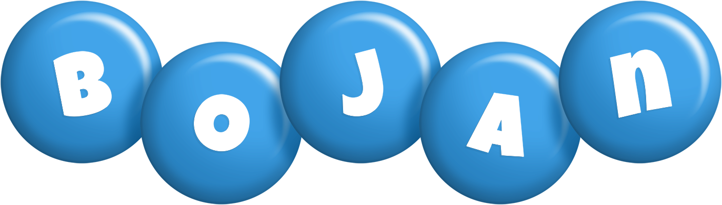 Bojan candy-blue logo