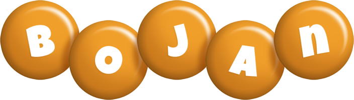 Bojan candy-orange logo