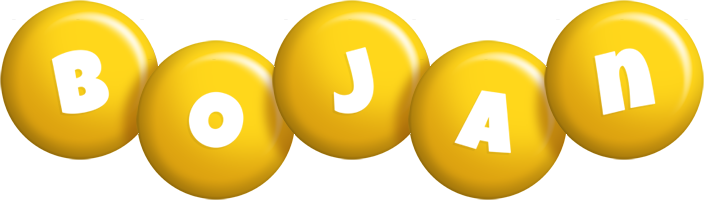 Bojan candy-yellow logo