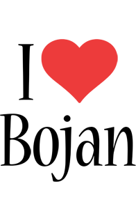 Bojan i-love logo
