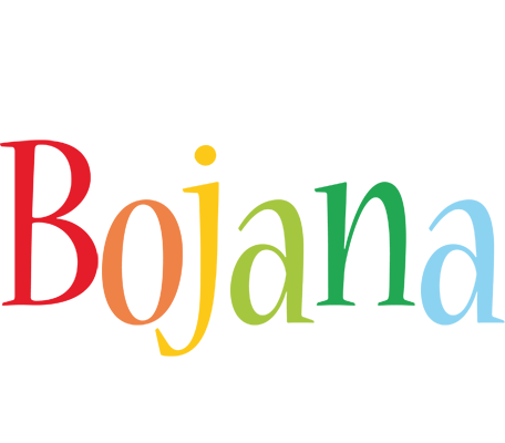 Bojana birthday logo